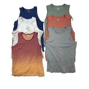 Boys Tank Top Bundle Lot of 6 Size L 10-12 Old Navy Wonder Nation Sleeveless